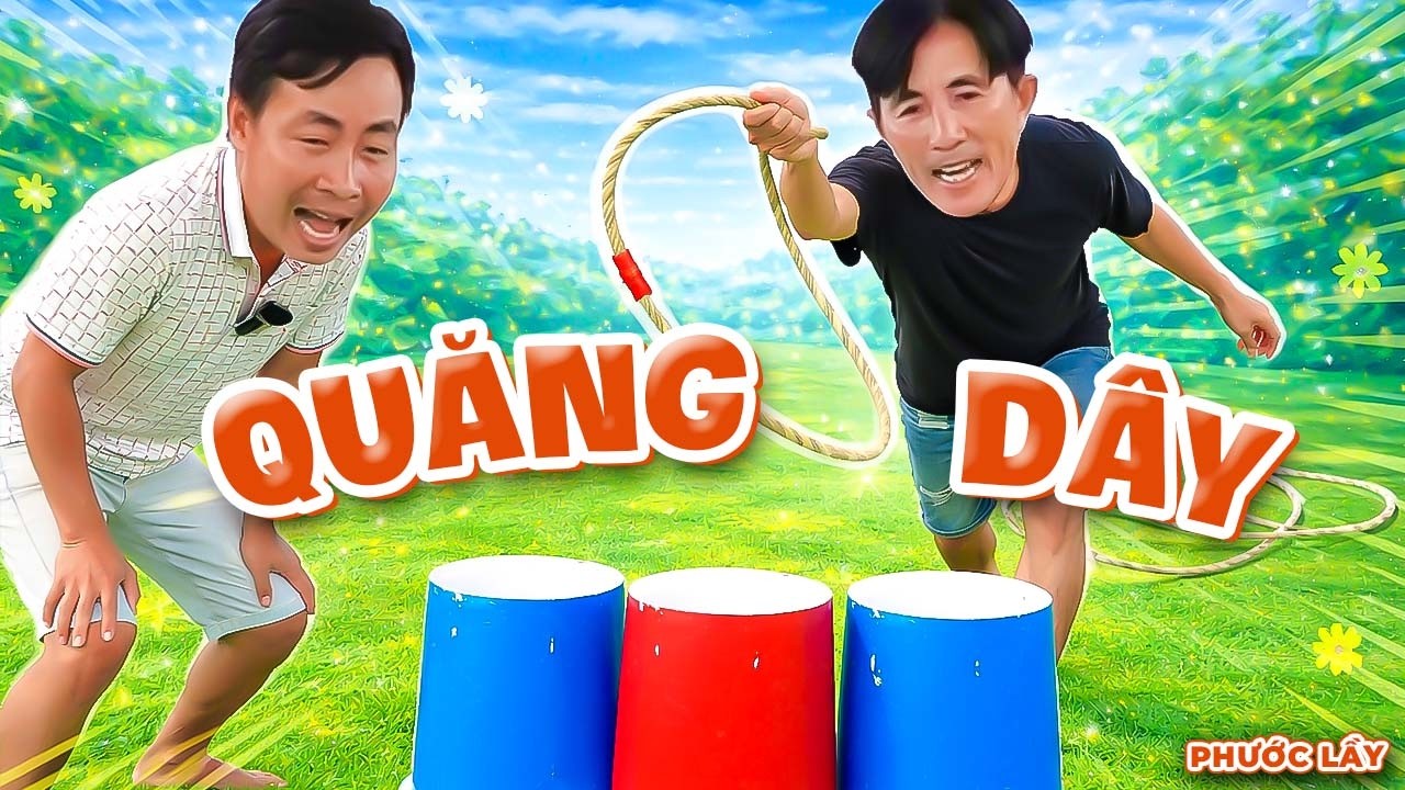 Thử Thách Quăng Dây Thừng Máng Thùng Lụm Ngay 1 Củ | Phước Lầy