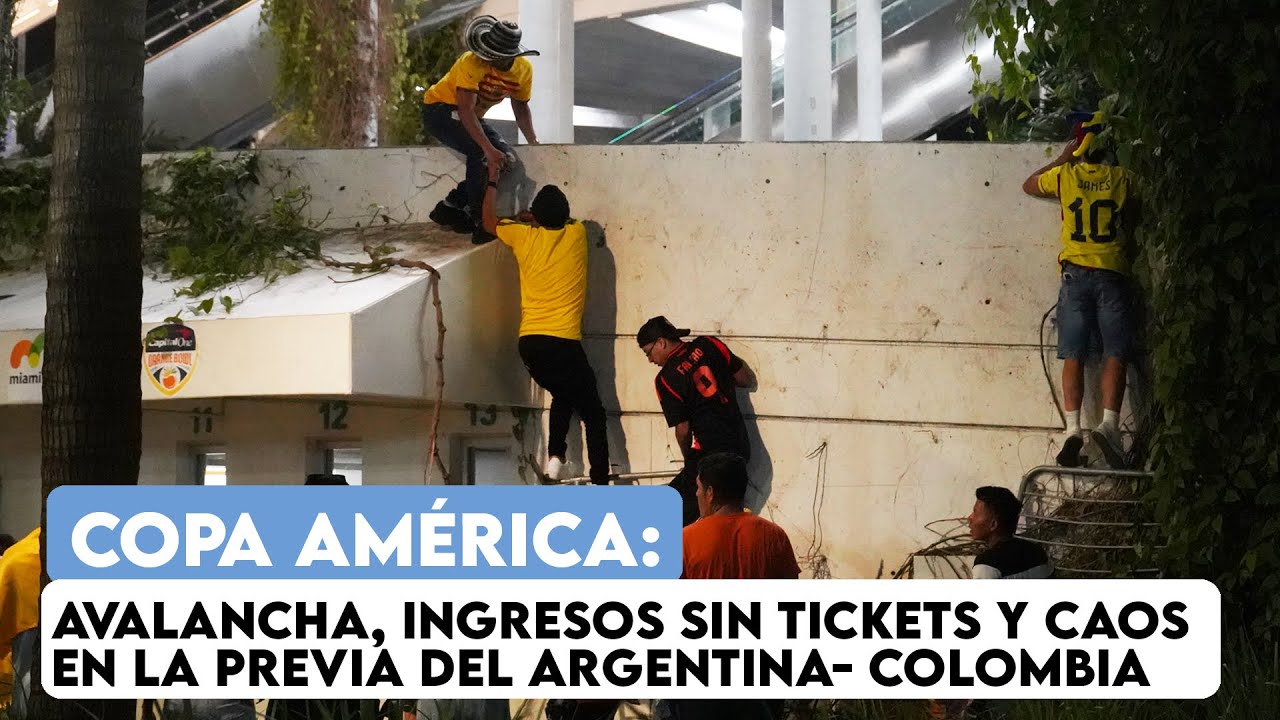 Hinchas sin tickets, caos y confusión: así fueron los problemas en la previa del Argentina-Colombia