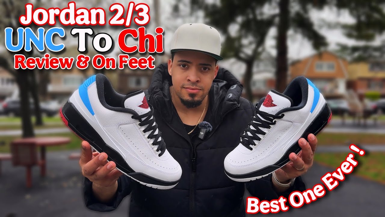 FIRST LOOK 👀 Air Jordan 2/3 UNC to CHICAGO - Review & On Feet