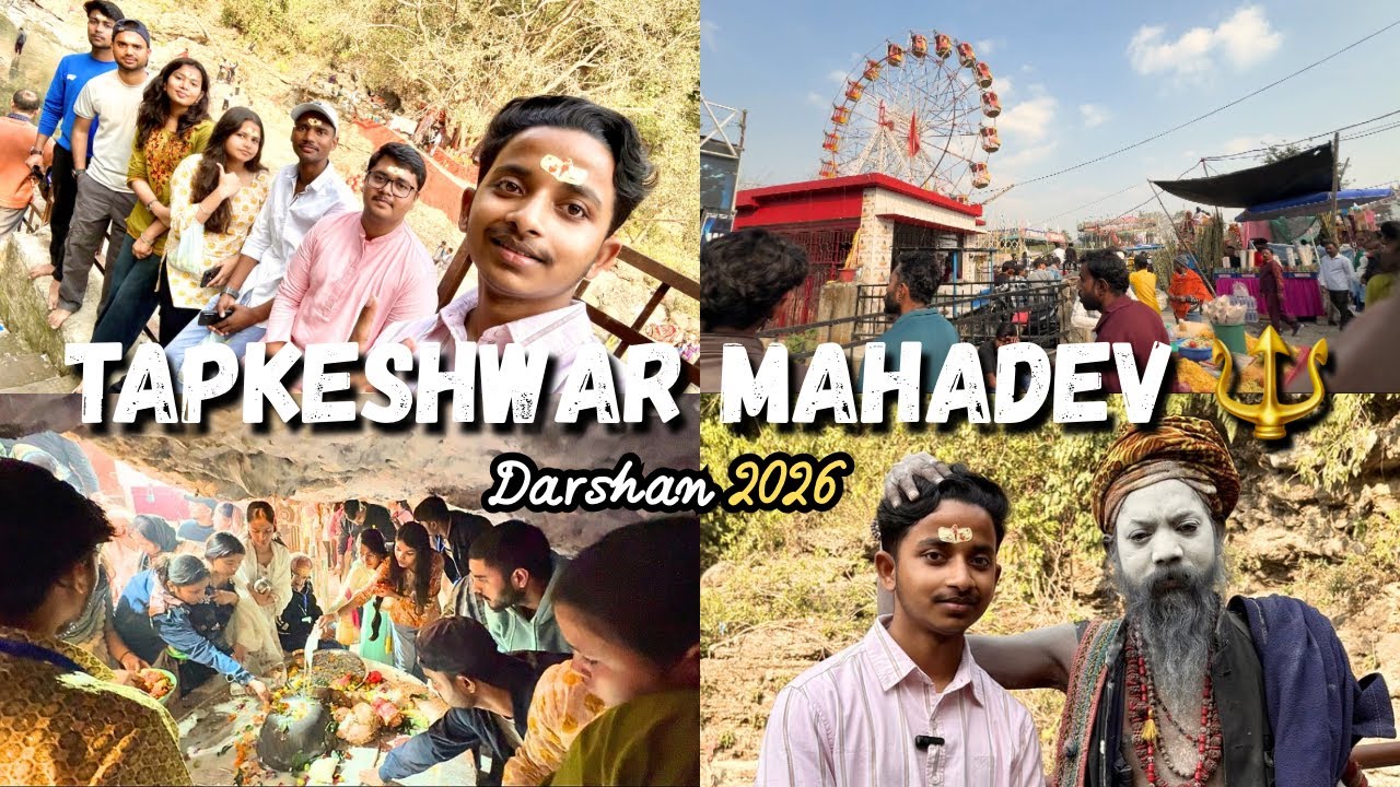 Mahashivratri 2026 🔱 Tapkeshwar Mahadev Darshan | Temple Visit Vlog