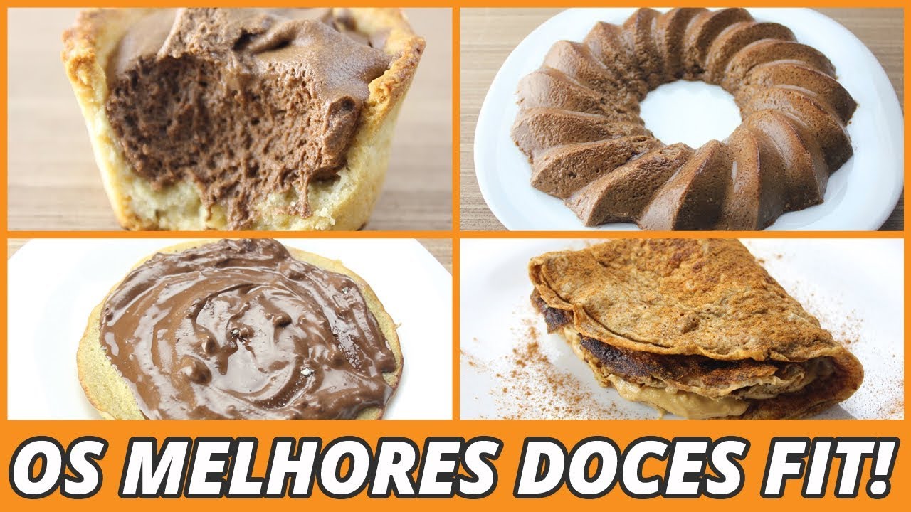 TOP 6 Melhores Receitas Fit Fáceis de Doces para o Lanche