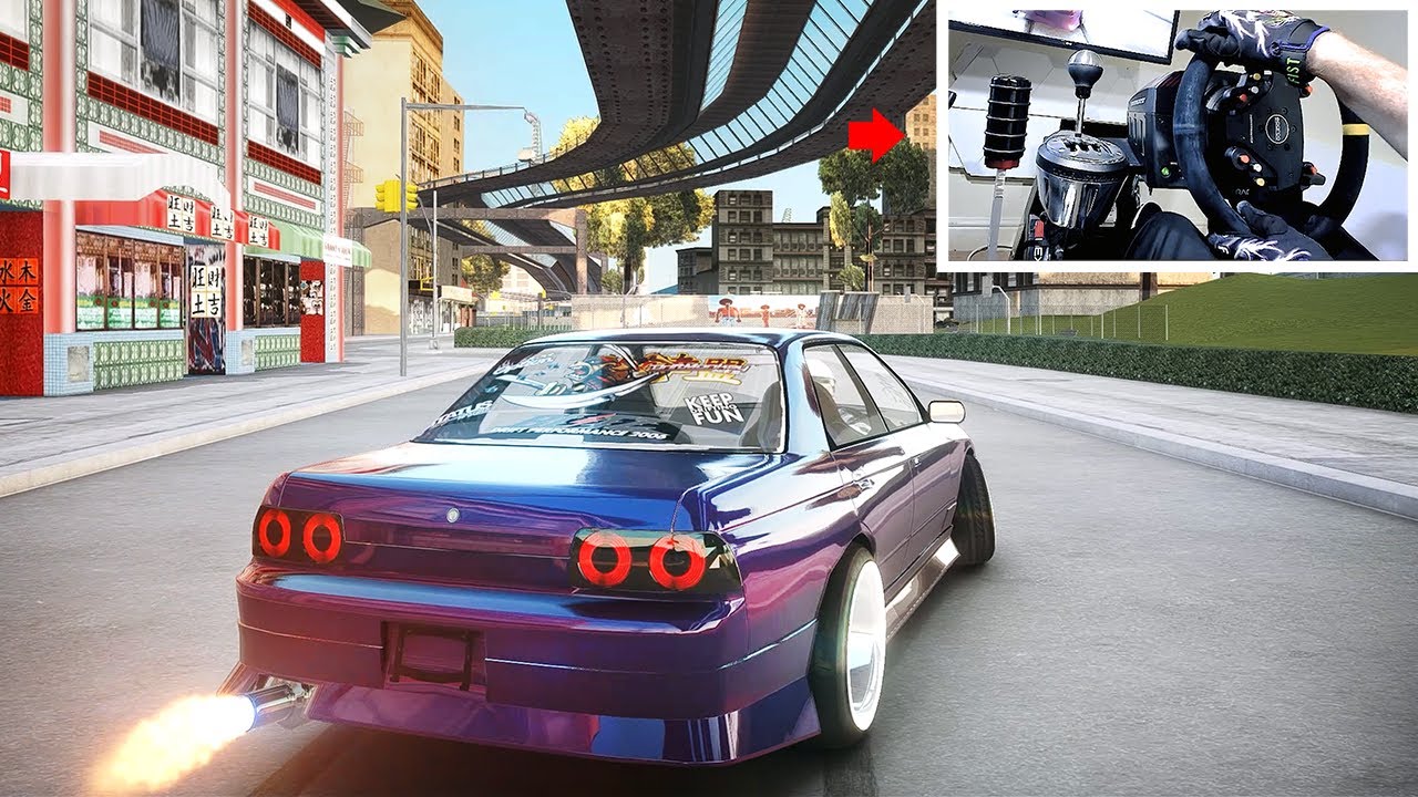 Skyline R32 Drift (stututu!) | (4k) Assetto Corsa Drift Mods - Thrustmaster Setup
