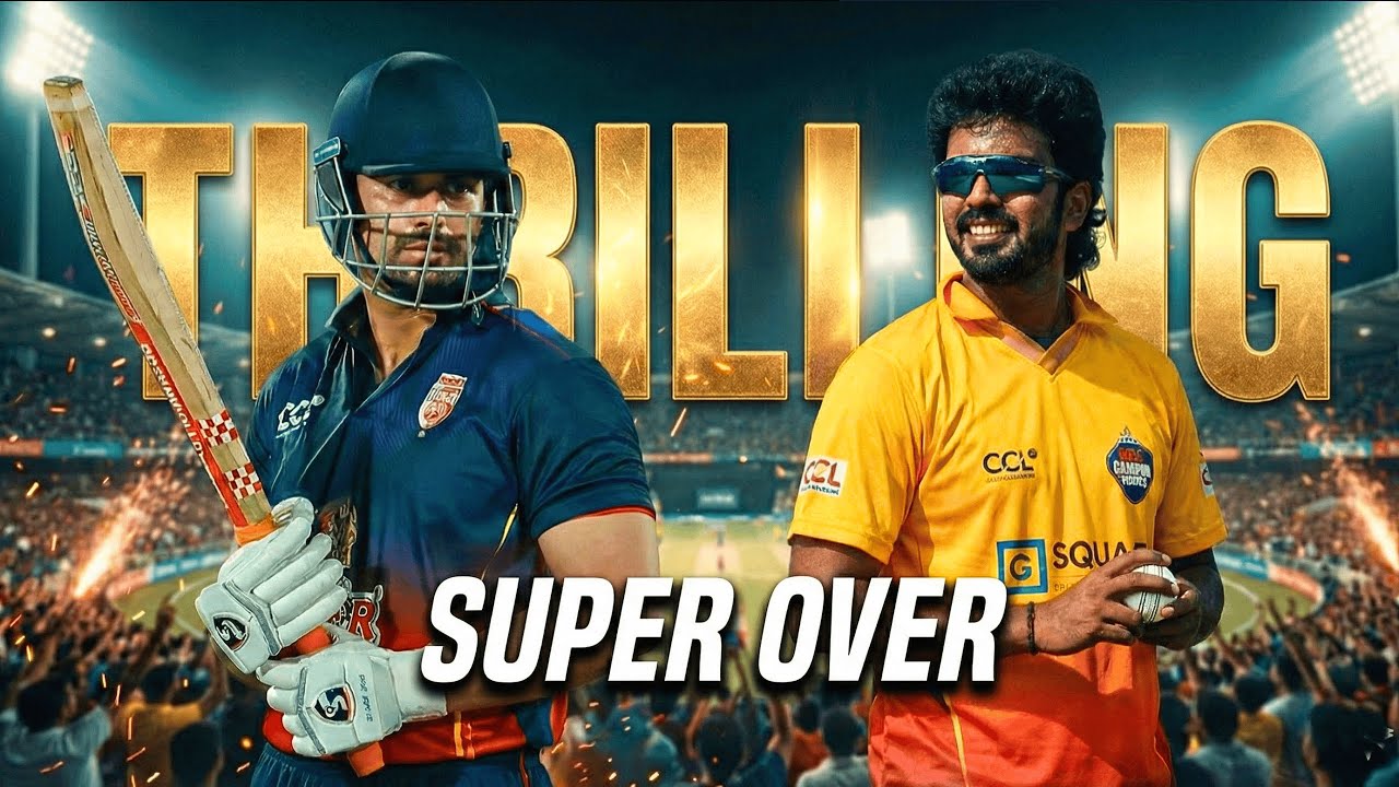 THRILLING SUPER OVER | VELS Chennai Kings vs Bengal Tigers | CCL 2026 Highlights