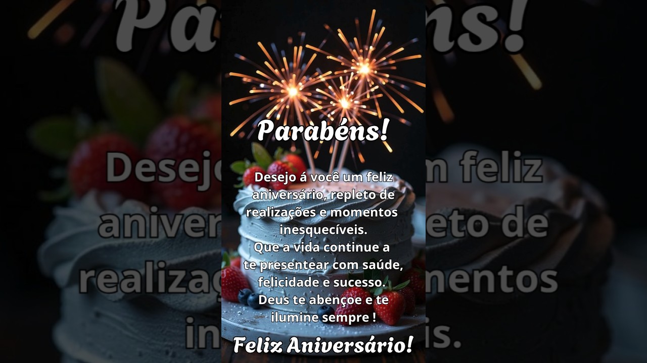 29 De Janeiro 🎀 Uma Mensagem de Aniversário Linda e Emocionante! Para alguém muito especial!