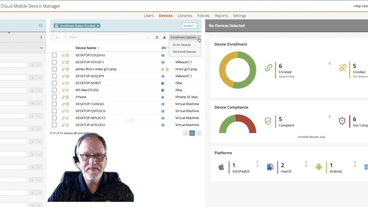 KACE Cloud Mobile Device Manager &ndash; MDM Features