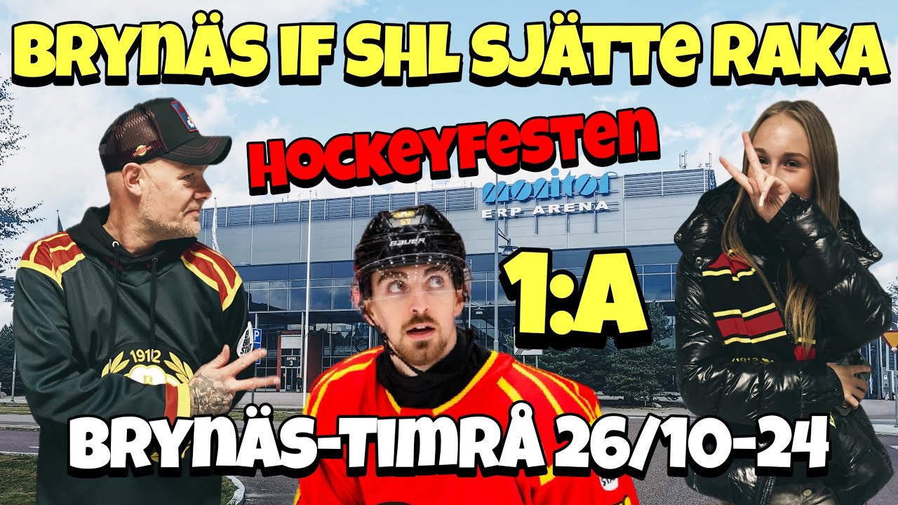 Brynäs IF SHL sjätte raka och serieledning - Brynäs-Timrå 26/10-24 (Avsnitt 53)