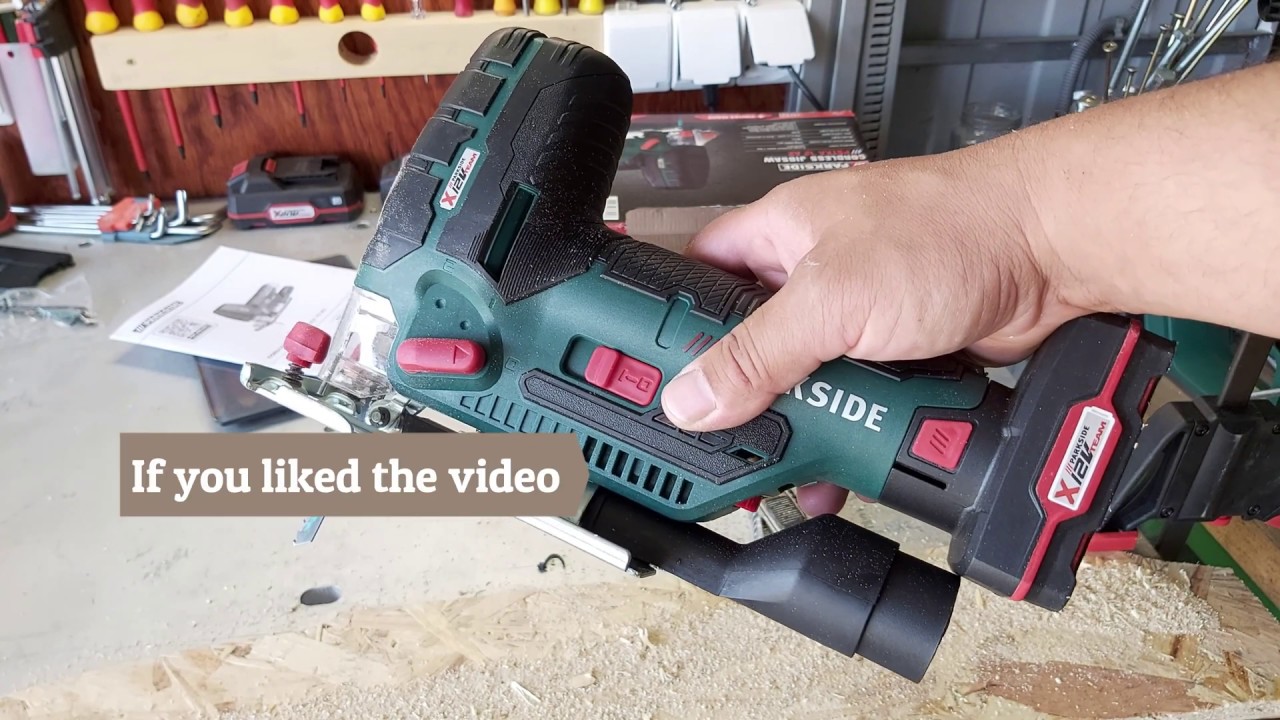 Parkside Cordless jigsaw priamočiara pila x12VTeam  PSTKA 12 A2  TEST Lidl