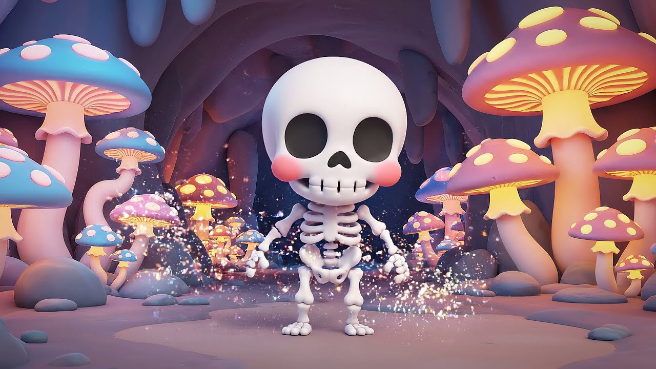 Minecraft Tiny Skeleton Got Tangled in Webs | Kids Songs & Nursery Rhymes
