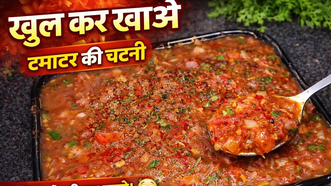 टमाटर की ऐसी मजेदार रेसिपी देखते ही हैरान रह जायेंगे आप अकेले ही पूरी खालेंगे Tomato Tamatar Chutney