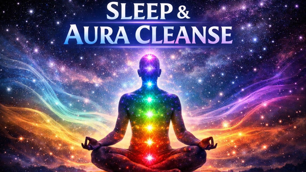 10 Hour Chakra Healing Sleep Meditation | Root to Crown Alignment & Aura Cleansing Journey