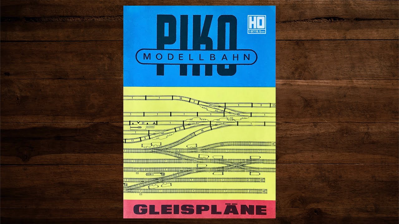 PIKO Gleispl&auml;ne-Katalog &ndash; Modellbahn, H0, DDR, Demusa