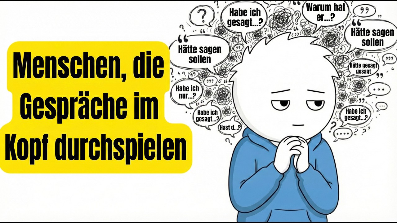 Wenn du Gespräche im Kopf durchspielst... hast du diese seltenen Eigenschaften