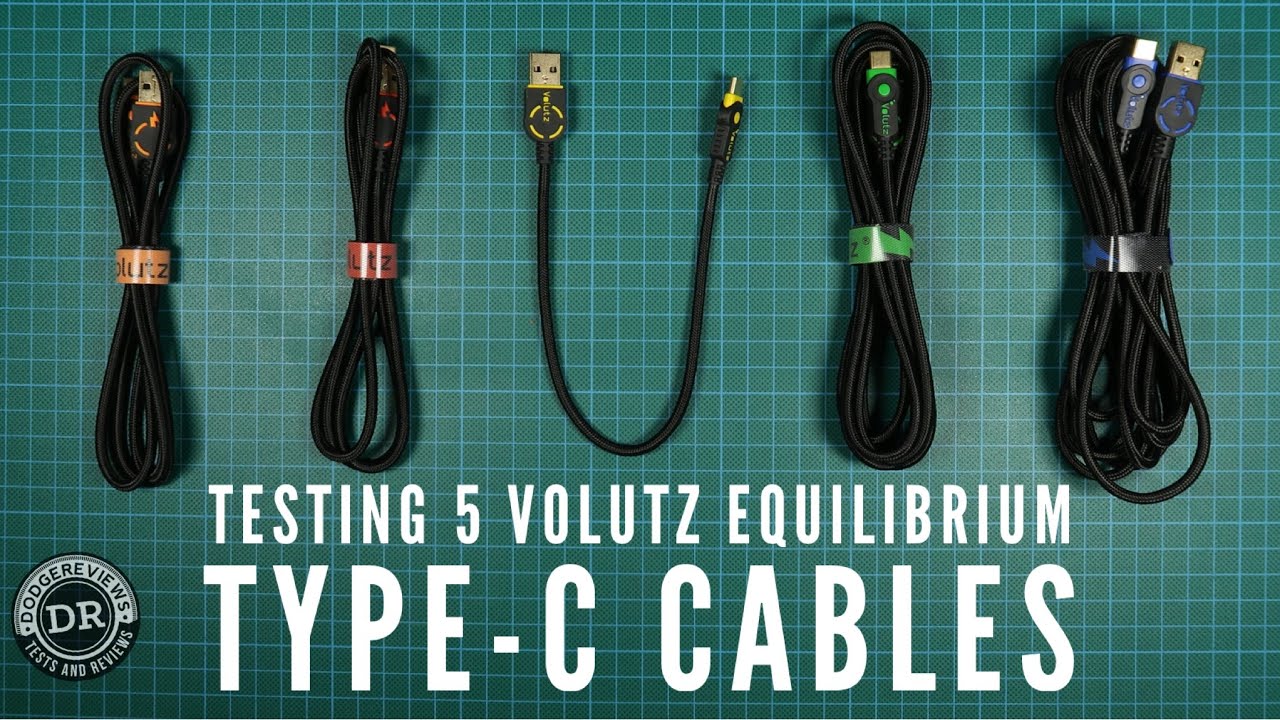 5 Volutz Equilibrium Type-C cables tested