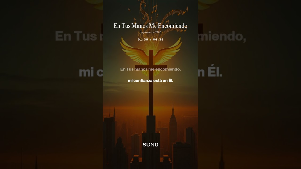 En tus manos me encomiendo.