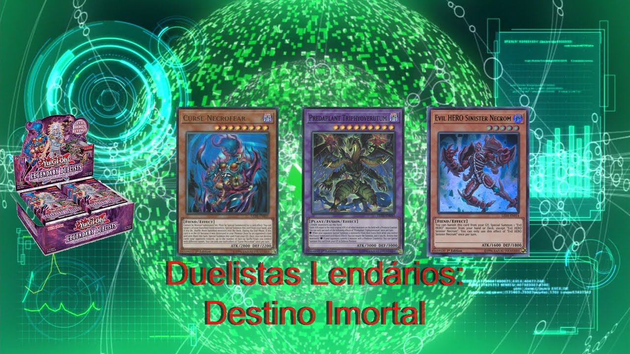 Unboxing Duelistas Lendários: Destino Imortal