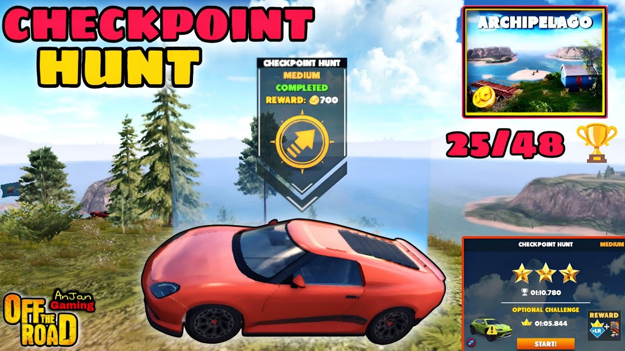 Off The Road Checkpoint Hunt ❤️😍 || OTR ARCHIPELAGO Challenges Progress Up 25/48🏆📈🔥😮