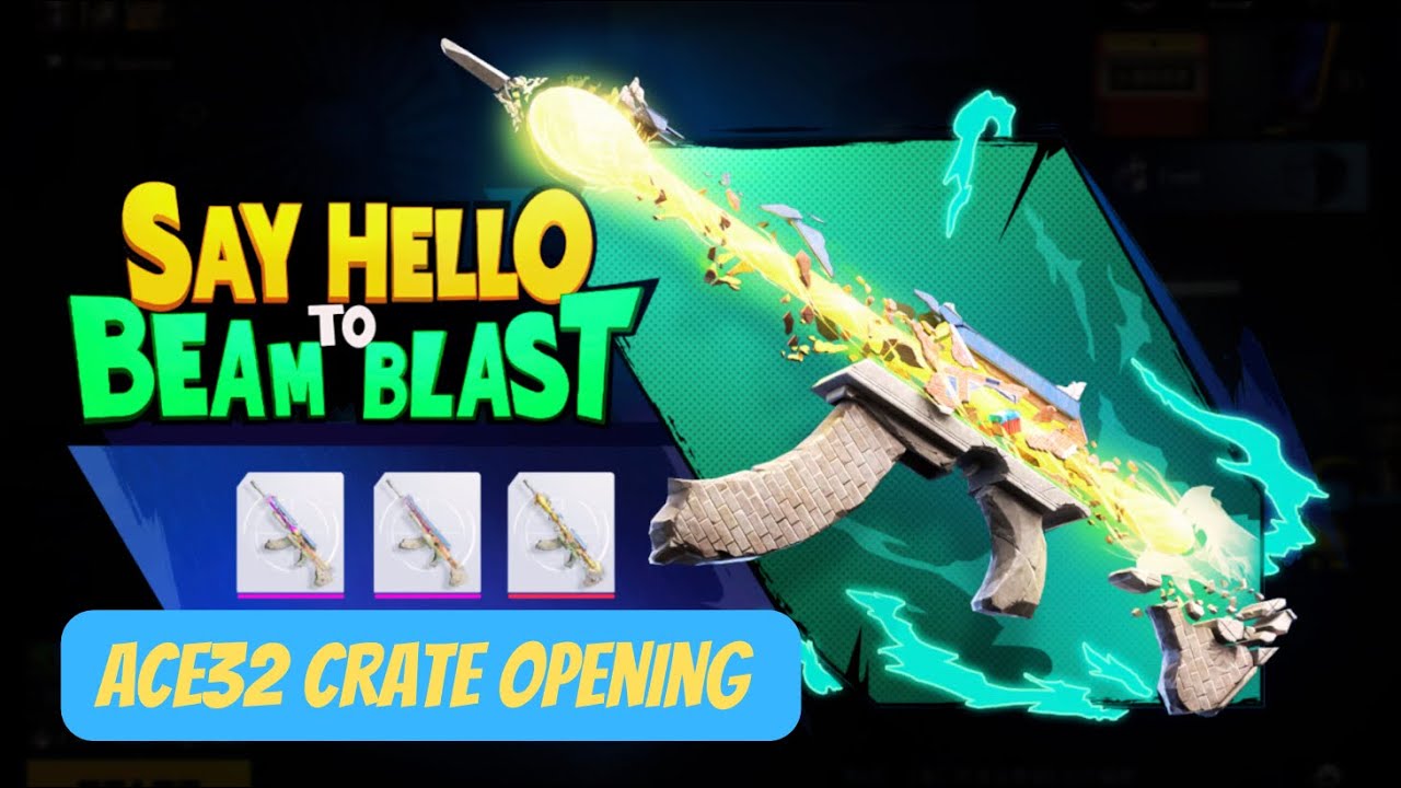 Beam Blast - ACE32 Crate Opening PUBG MOBILE