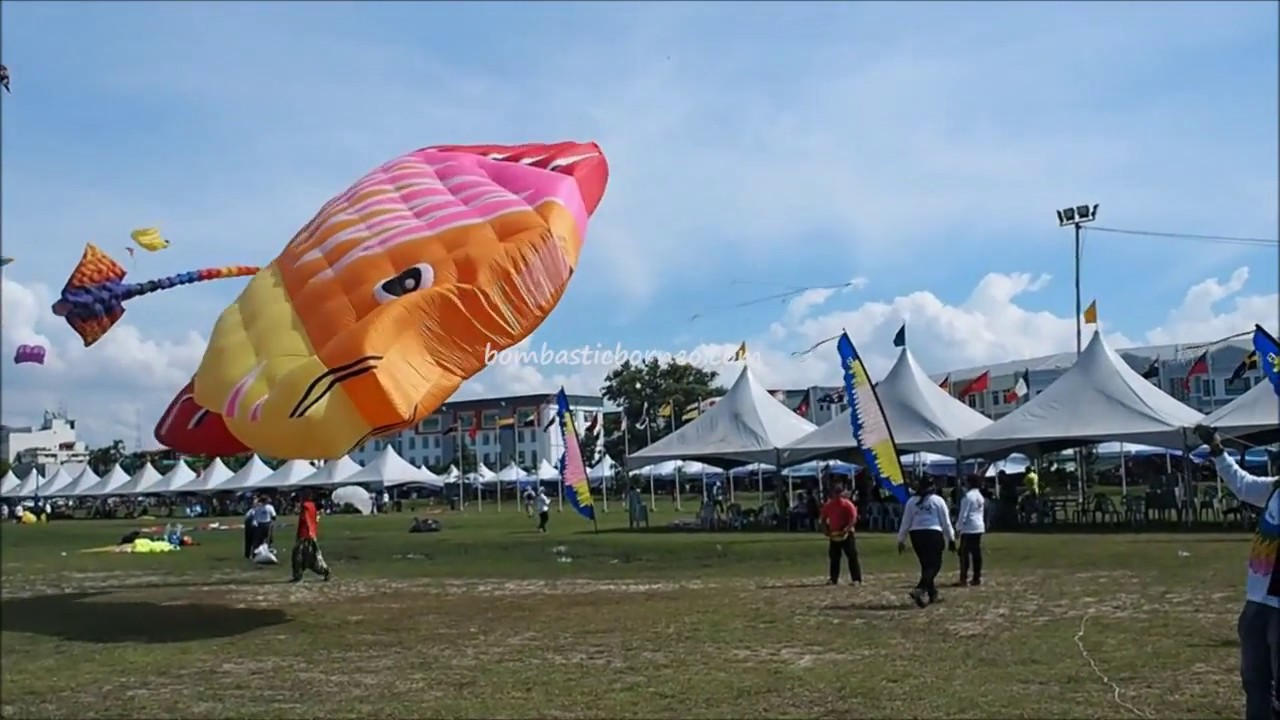 Bintulu Sarawak Malaysia Pesta Layang-Layang Antarabangsa Borneo Festival 2016: Day2 婆罗洲国际风筝节民都鲁砂拉越游