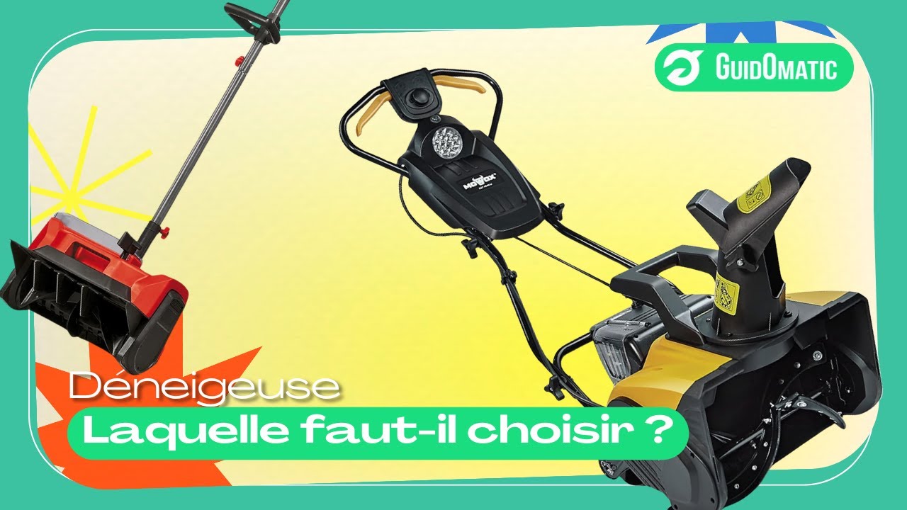 D&Eacute;NEIGEUSE (NOUVEAUT&Eacute;S) - Comparatif & Guide d'achat 2024! [TOP 3]