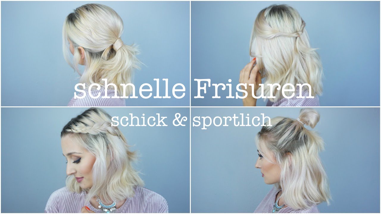 halb hochgesteckt - super schnell und einfach | OlesjasWelt