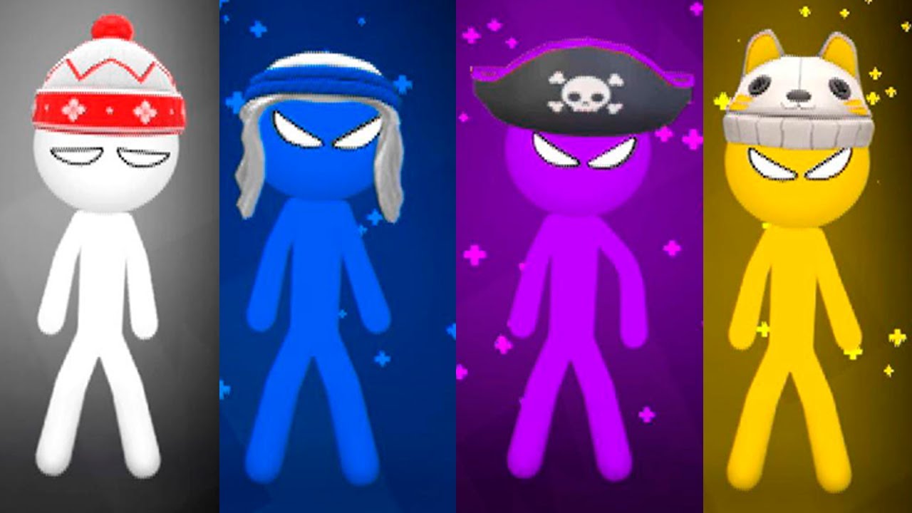 Stickman Funny Minigames - Stickman Party 1 2 3 4 Player Gameplay 2023