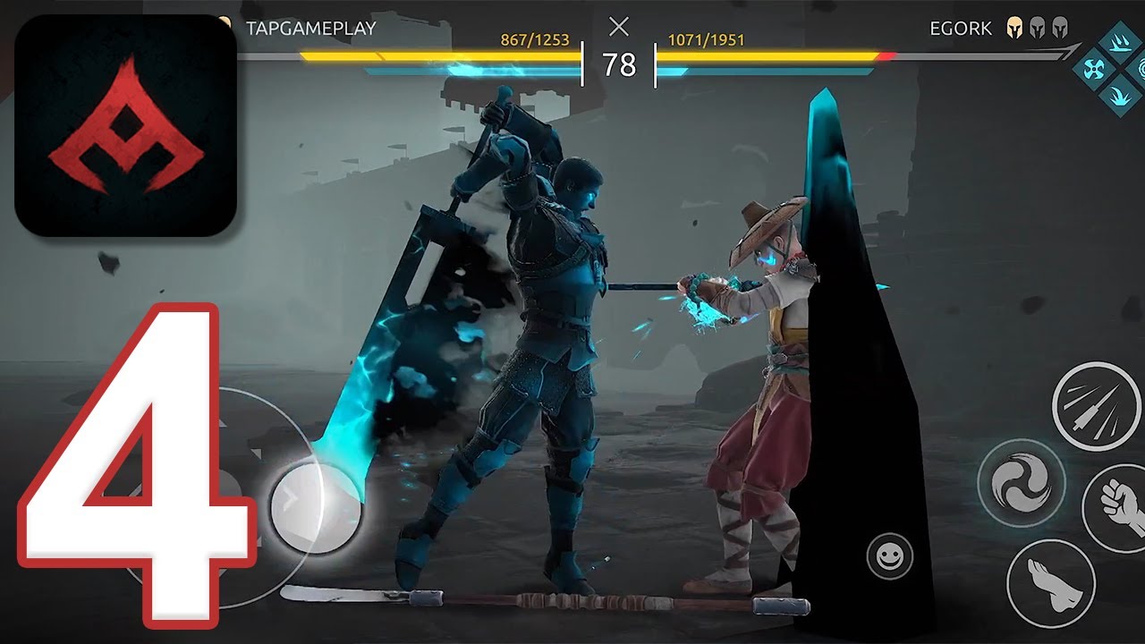 Shadow Fight 4: Arena - Gameplay Walkthrough Part 4 - New Update (iOS, Android)