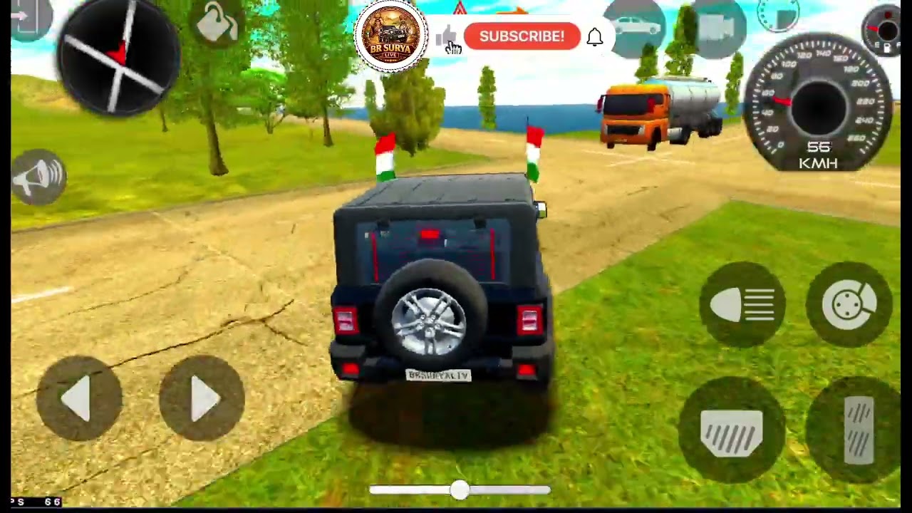 Modified Mahindra Thar😈Games:Indian Red Thar (Gadi Wala Games) Car Game Android Game -#2026#india