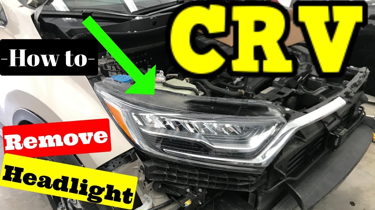 Как снять фару на CRV 2017-2018