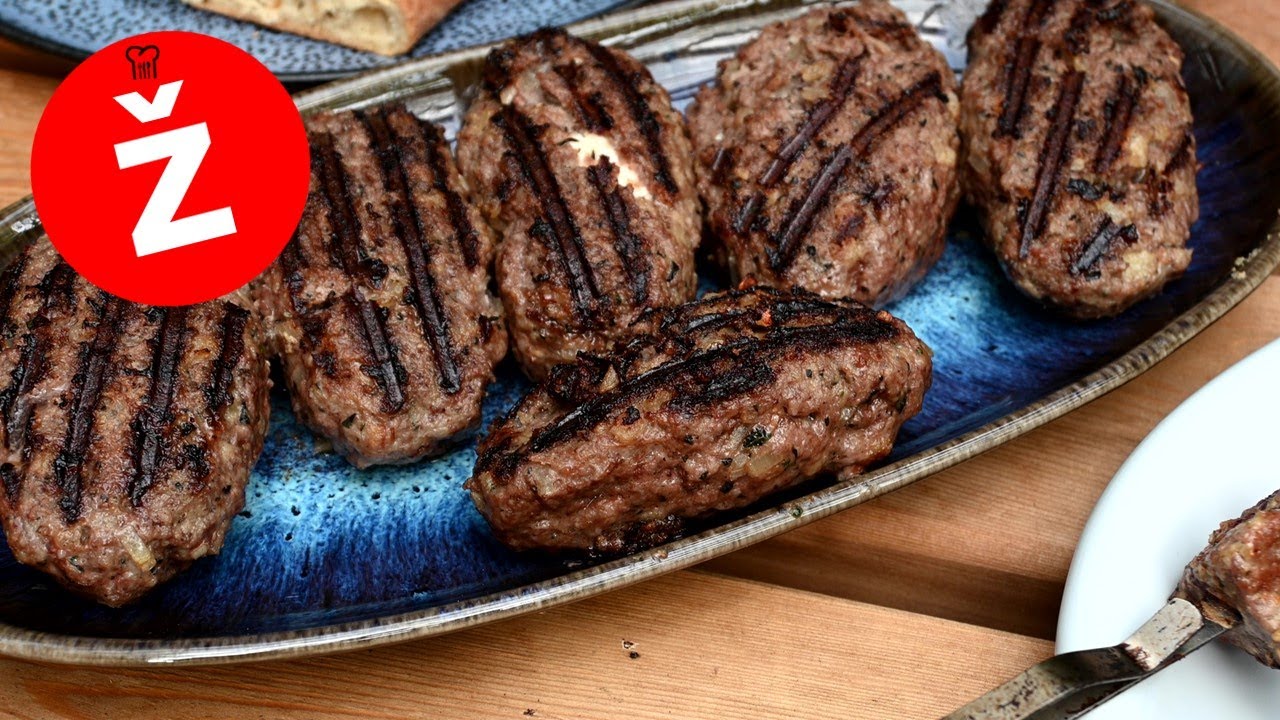 Griechische Küche 3/4: Bifteki gefüllt mit Feta - super fluffig, saftig und extrem lecker
