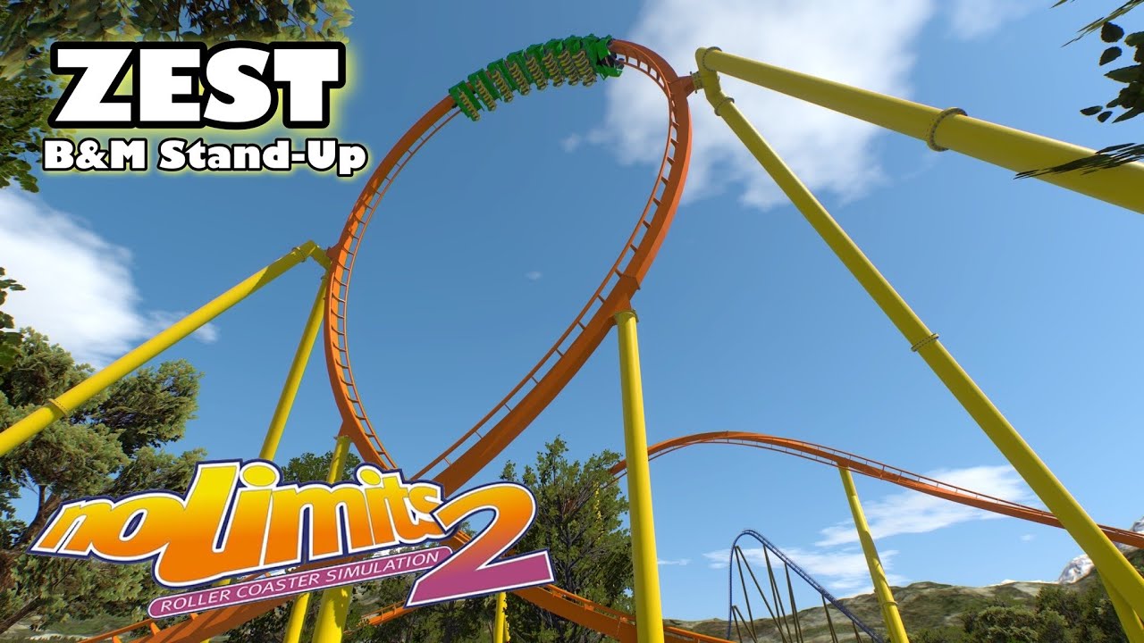 Zest - B&M Stand-Up Coaster - POV - NoLimits 2