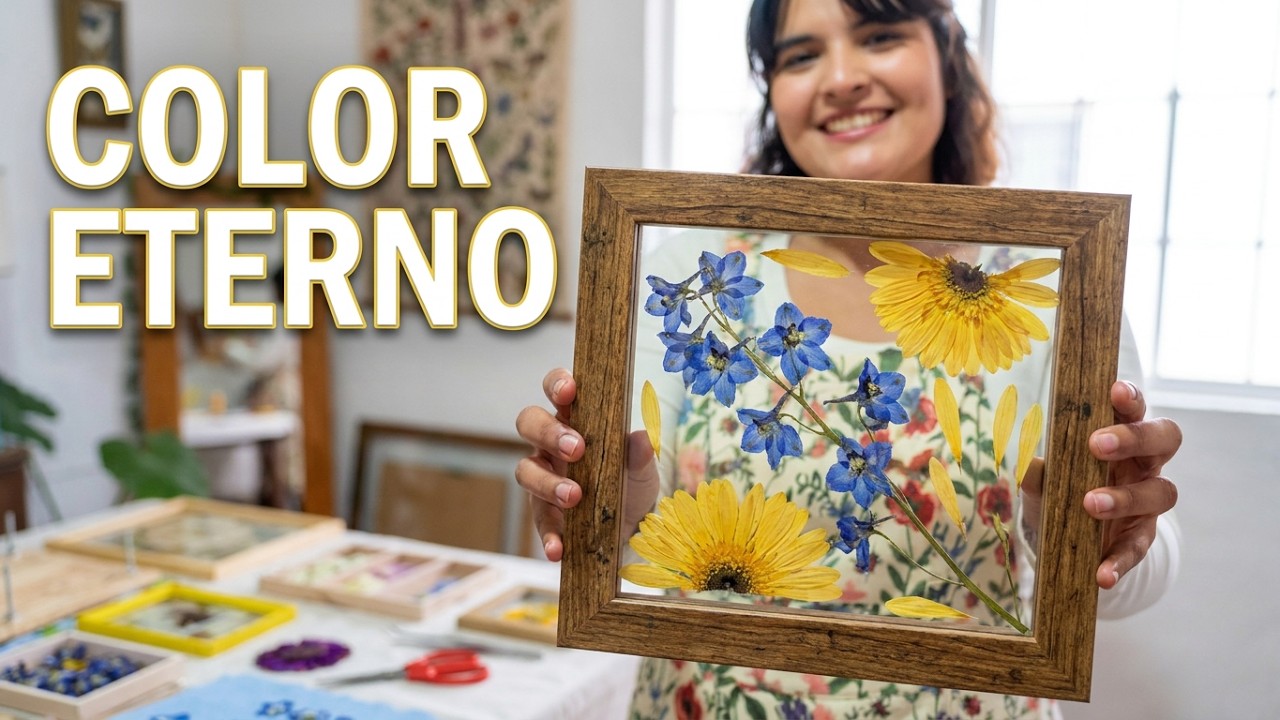 🌿Lo Que esta Artista Hace con PLANTAS SECAS parece Magia🌻