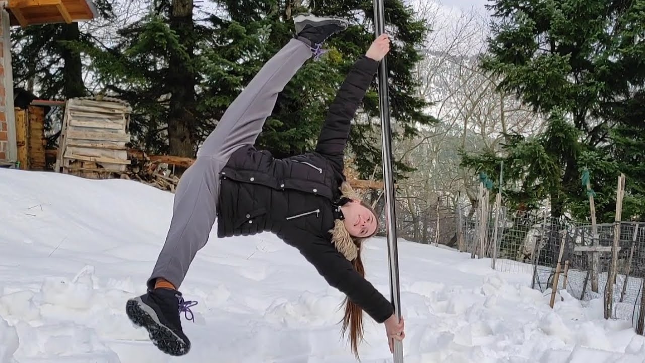 Pole Dance | Who's Told You That You Can't Train With Snow? 