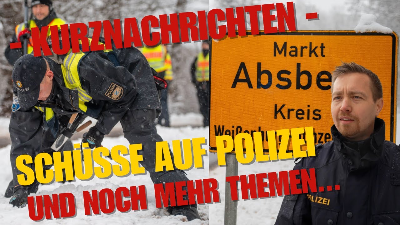 (Kurznachrichten) 29.01.2026 - Große Suchmaßnahme nach Schüsse auf die Polizei
