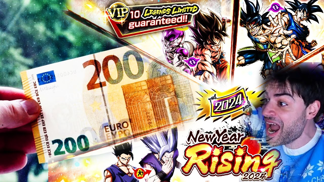 FACCIO LA FOLLIA... SHOPPO 200€ in SUMMON da GOKU & BARDOCK LF a CAPODANNO 🎉 DRAGON BALL LEGENDS ITA