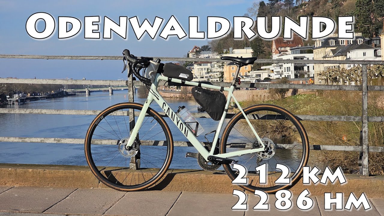 200 km, 2200 hm - herrliche Odenwaldrunde
