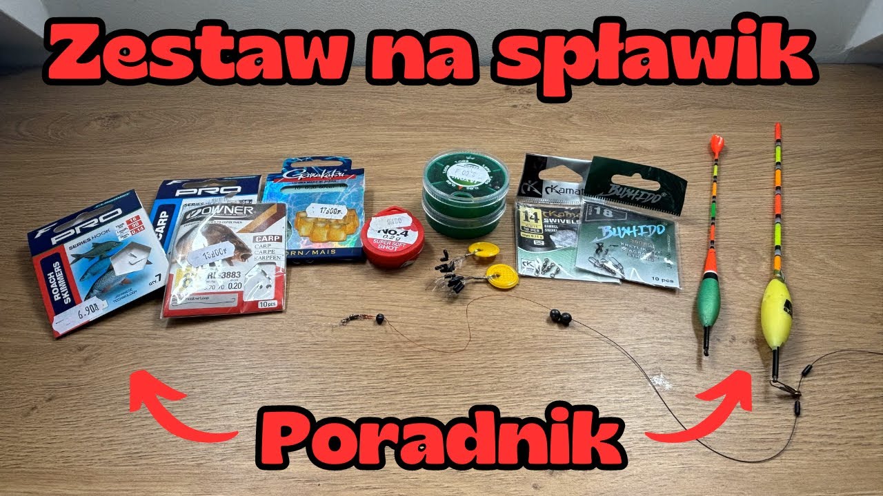 Jak zrobić zestaw na spławik? Zestaw na spławik przelotowy.