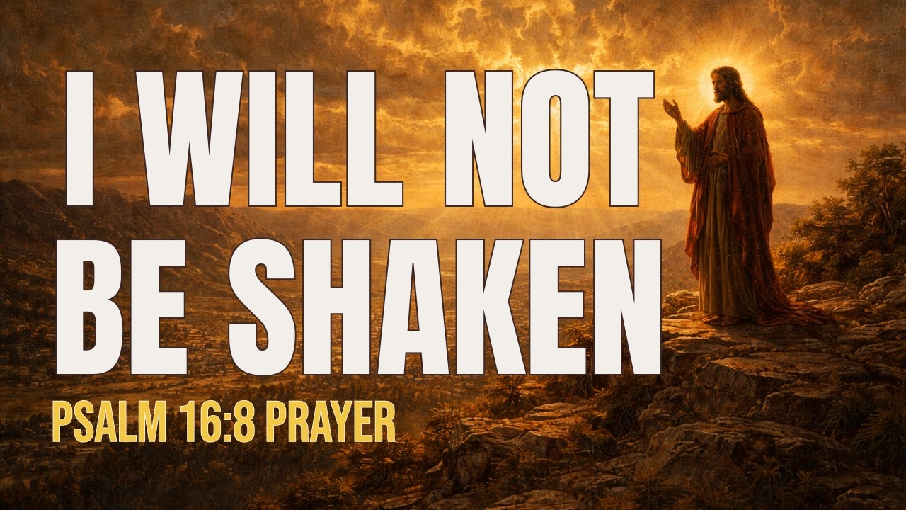 UNSHAKEABLE | The Prayer That Will Anchor Your Soul | Psalm 16:8