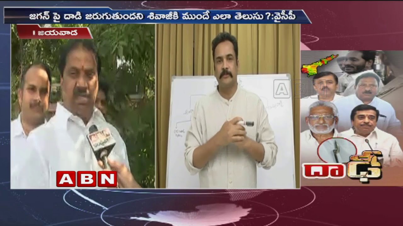 YCP leaders Complaint Against Hero Shivaji at Vijayawada PS | ABN Telugu