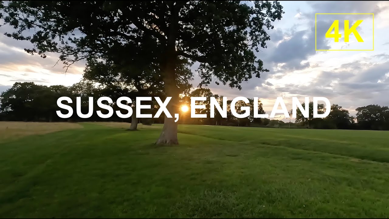 SUSSEX, UK | English Country Footpaths l 4K Walk