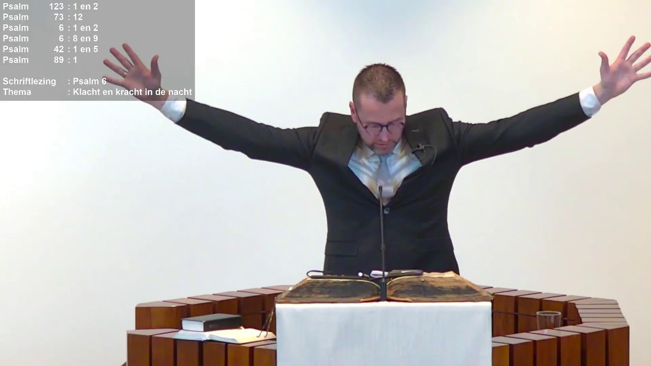 Kerkdienst - 15 maart 2026 - 16:30 uur - ds. H.M. Mulder (Veenendaal-Pniël)