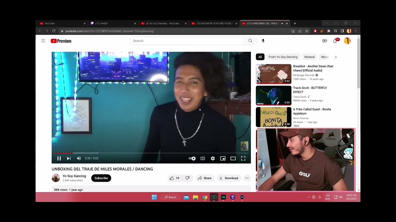 YouTuber Maau me critica en directo /YoSoyDancing