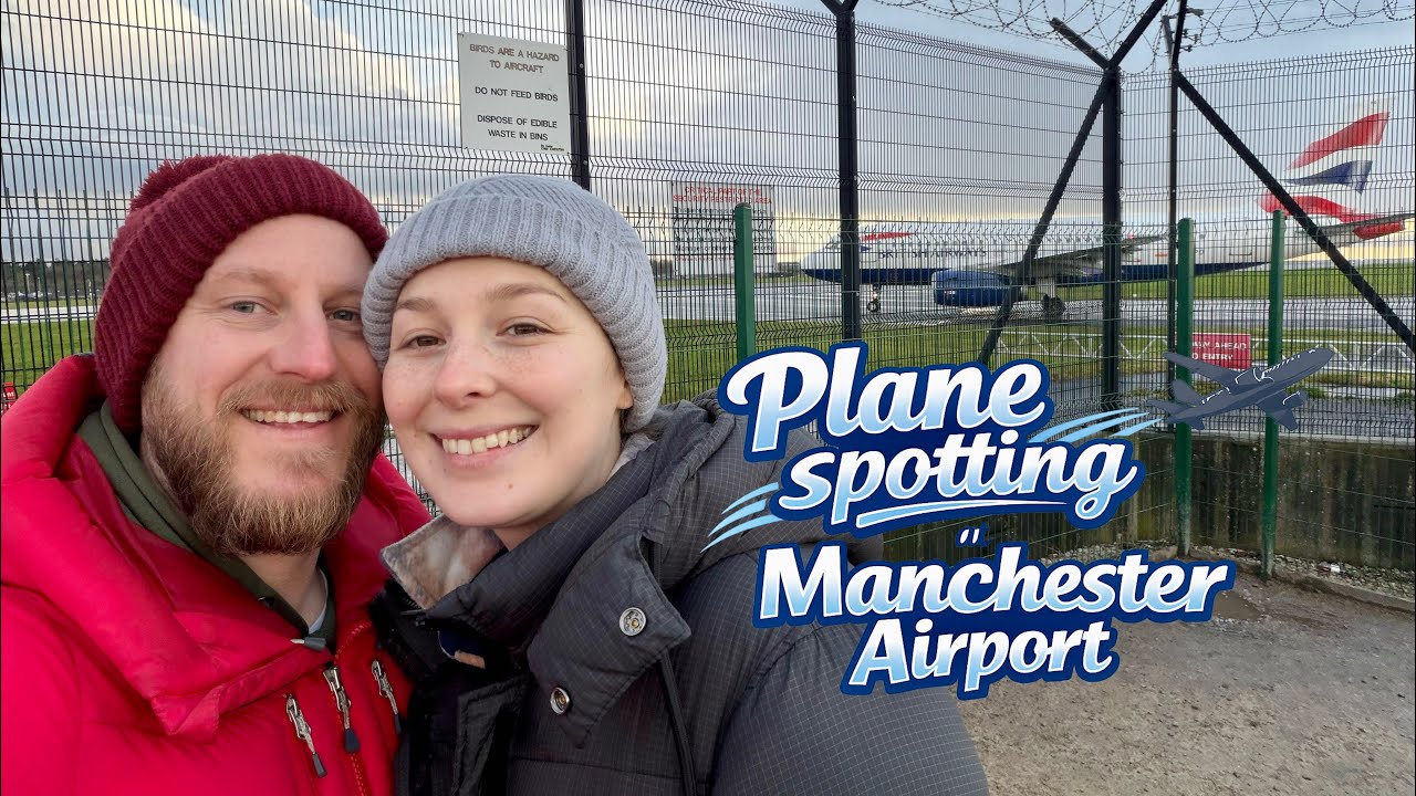 INSIDE Manchester Airport&rsquo;s Viewing Park ✈️ Planes Up Close + The Airport Pub Experience!