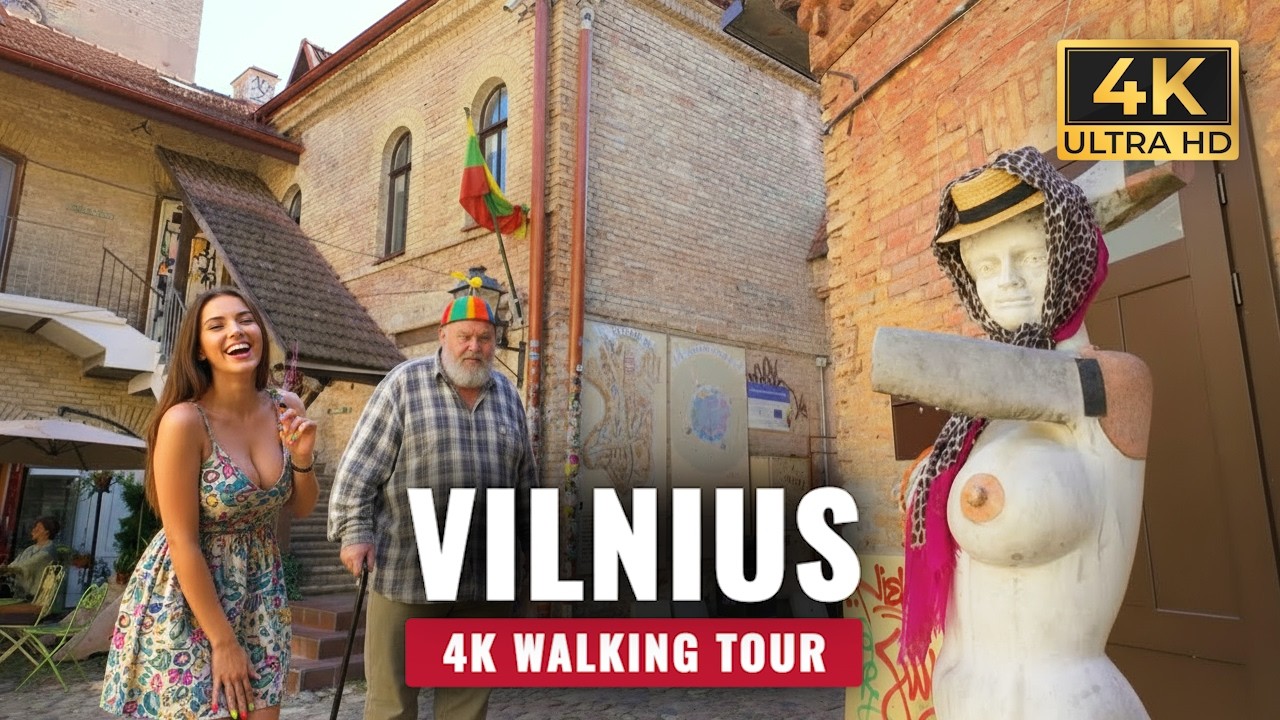 This Place is WEIRD... In a Good Way &ndash; Užupis, 4K Walking Tour &ndash; Vilnius, Lithuania