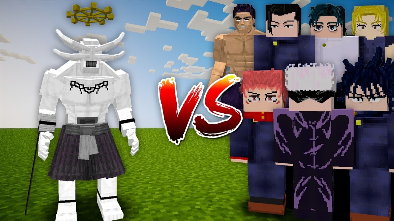 Mahoraga vs Jujutsu Sorcerers