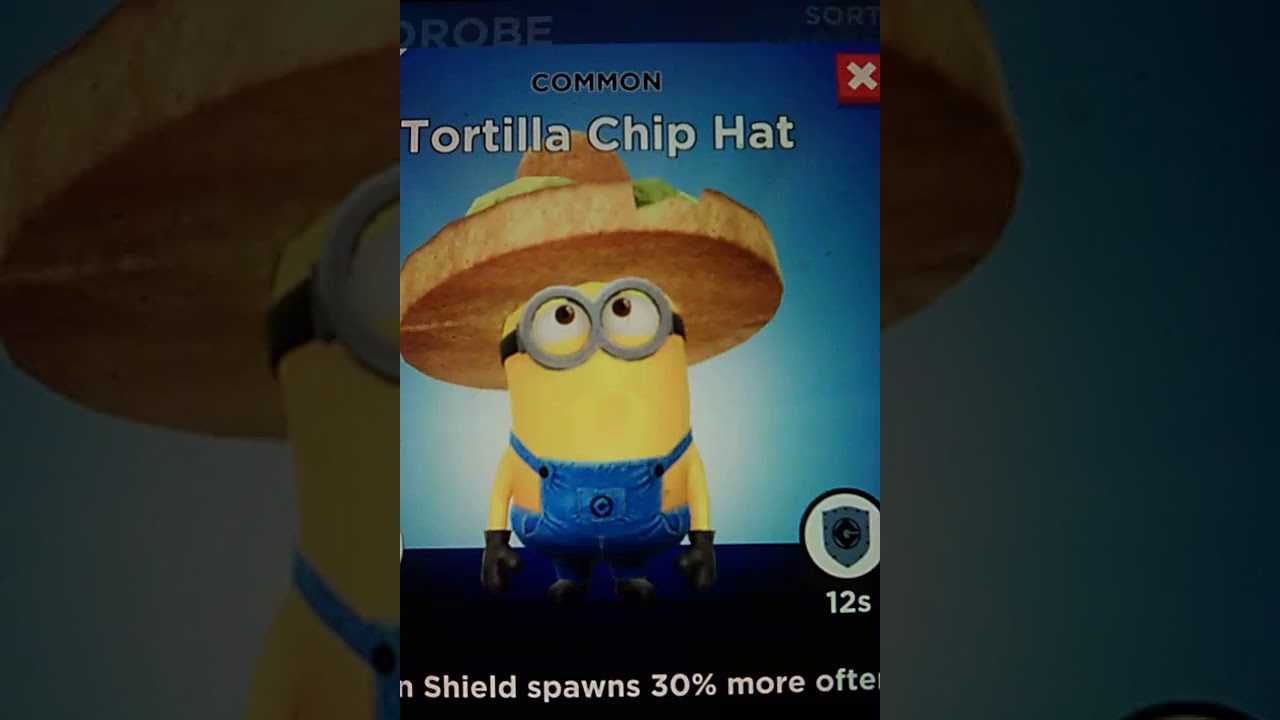 Tortilla Chip Hat Minion