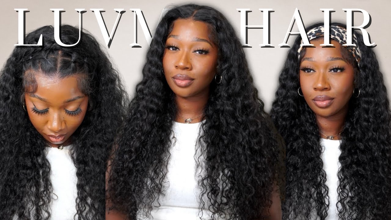 LuvMe Hair PreMax Water Wave Flexi Fit Drawstring Wig Install + Review | Tan Dotson