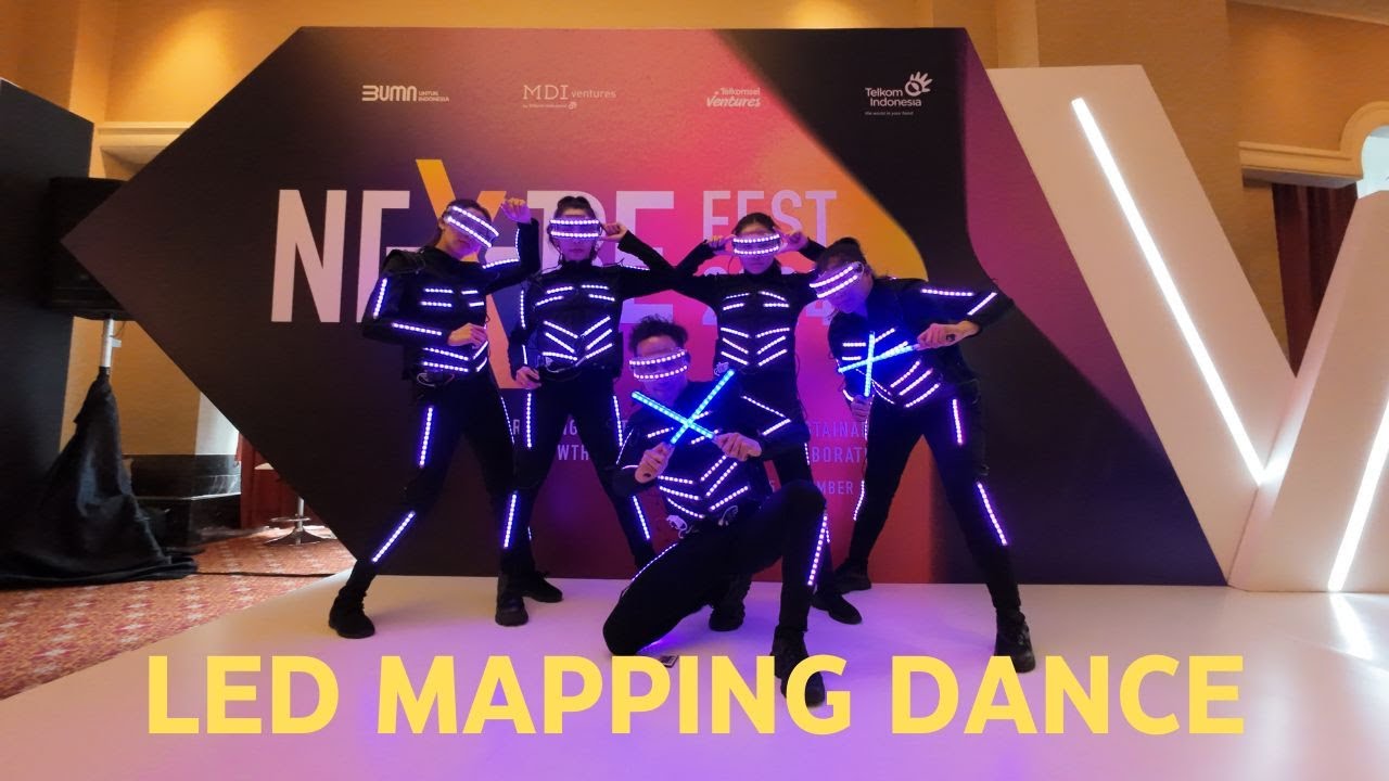 Interactive LED Dance Performance Indonesia