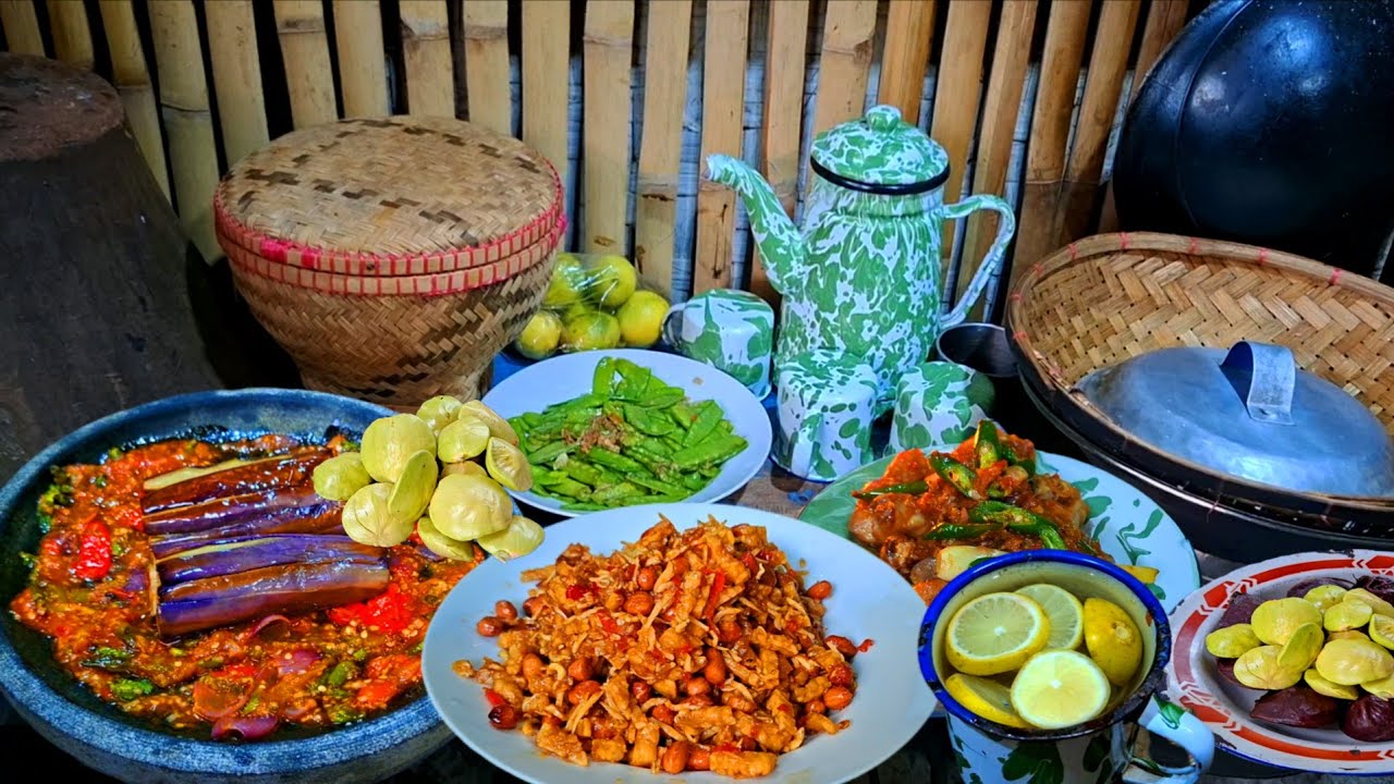 OLAHAN KHAS SUNDA LUDES MENGGIURKAN‼️SAMBEL TERONG,JRNGKOL MUDA,SUKRI TEMPE,AYAM HORENG,TUMIS KAPRI