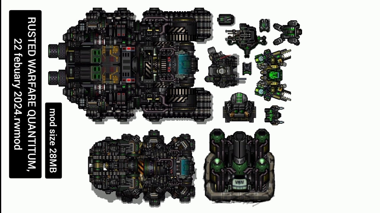 8 mechanic mod series 2023-2025 rusted warfare