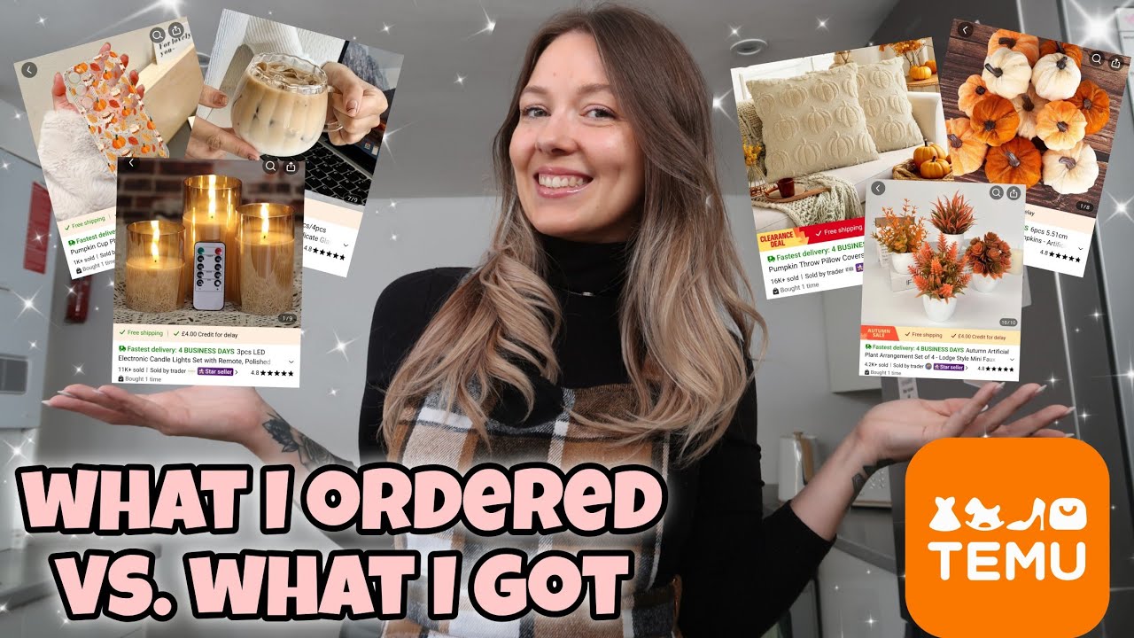 HUGE TEMU HAUL | 2025 AUTUMN HOMEWARE PRODUCTS | WHAT I ORDERED VS WHAT I GOT